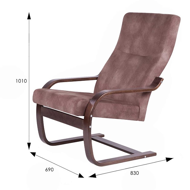 Кресло Мебелик Кристалл 007515 изображение 3 Кресло Мебелик Кристалл 007515 Фото № 3