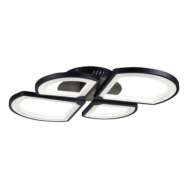 Потолочная светодиодная люстра iLedex River X024-4 BK Фото № 1