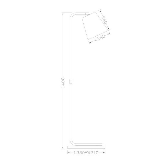 Торшер Lucide Cona 71745/01/31 Фото № 2