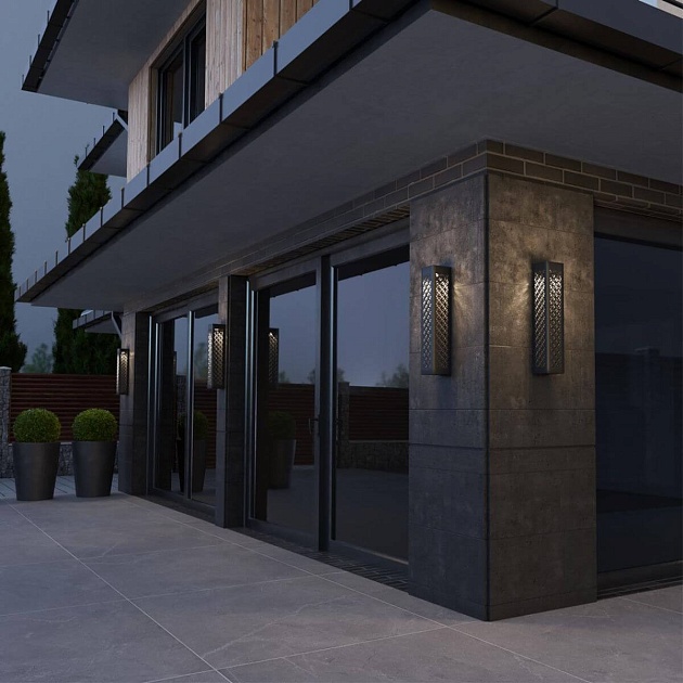 Уличный настенный светодиодный светильник Novotech Street Netz 359287 Фото № 6