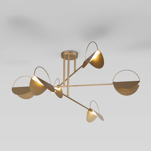 Потолочная люстра Eurosvet Grazia 70148/6 золото изображение 1 Потолочная люстра Eurosvet Grazia 70148/6 золото Фото № 1