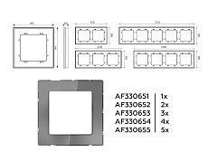 Рамка AMBRELLA VOLT AF330652 1