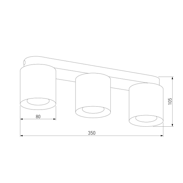 Потолочная люстра TK Lighting 3413 Vico Black изображение 2 Потолочная люстра TK Lighting 3413 Vico Black Фото № 2