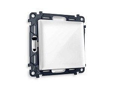 Комплект механизма 1-кл выключателя AMBRELLA VOLT ALFA Сталь матовый QUANT (AP5010, VM101)