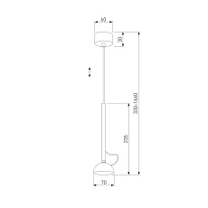 Подвесной светодиодный светильник Elektrostandard Join 50313 LED a068615 1