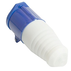 Розетка переносная 2P+PE Stekker с крышкой синий RST16-213-44 49438 4