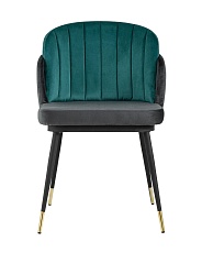 Кухонный стул Stool Group Пенелопа вельвет бирюзовый+антрацит FDC8054 FUT-83 + FUT-74 1