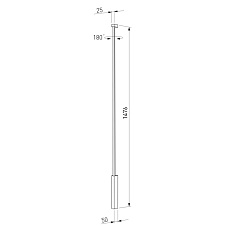 Настенный светодиодный светильник Elektrostandard Alto LED латунь 3000K 40133/LED a069821 1
