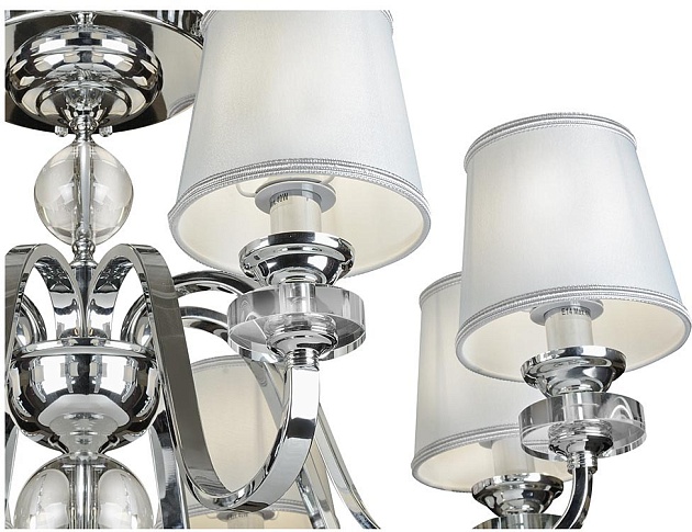 Потолочная люстра iLamp Vivia 82367/8 CR изображение 3 Потолочная люстра iLamp Vivia 82367/8 CR Фото № 3