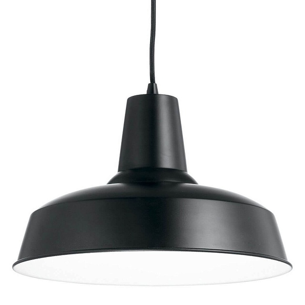 Подвесной светильник Ideal Lux Moby SP1 Nero 093659 изображение 1 Подвесной светильник Ideal Lux Moby SP1 Nero 093659 Фото № 1