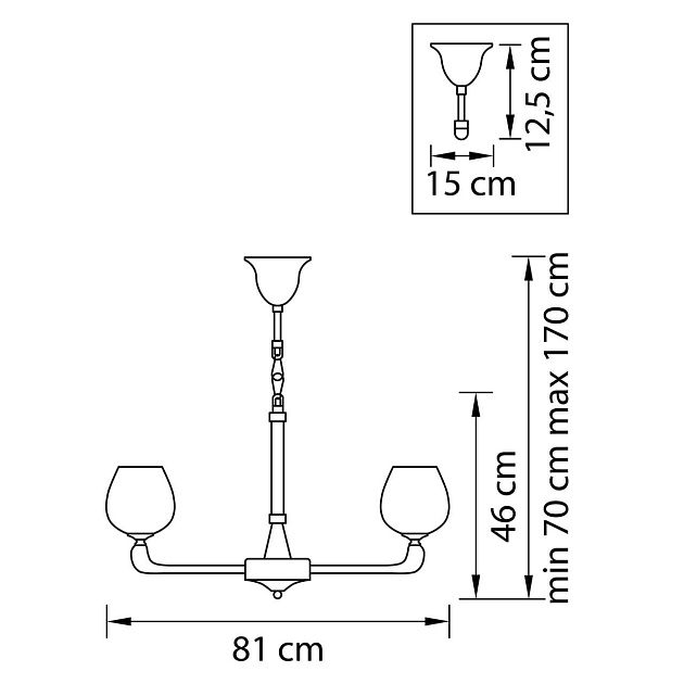 Подвесная люстра Osgona Delta 706082 Фото № 3