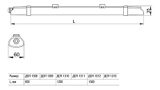 Потолочный светодиодный светильник IEK ДСП LDSP0-1310-36-4000-K01 1