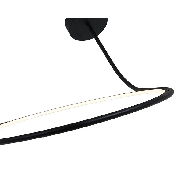 Подвесной светодиодный светильник Italline IT013-6025 black 3000K Фото № 4