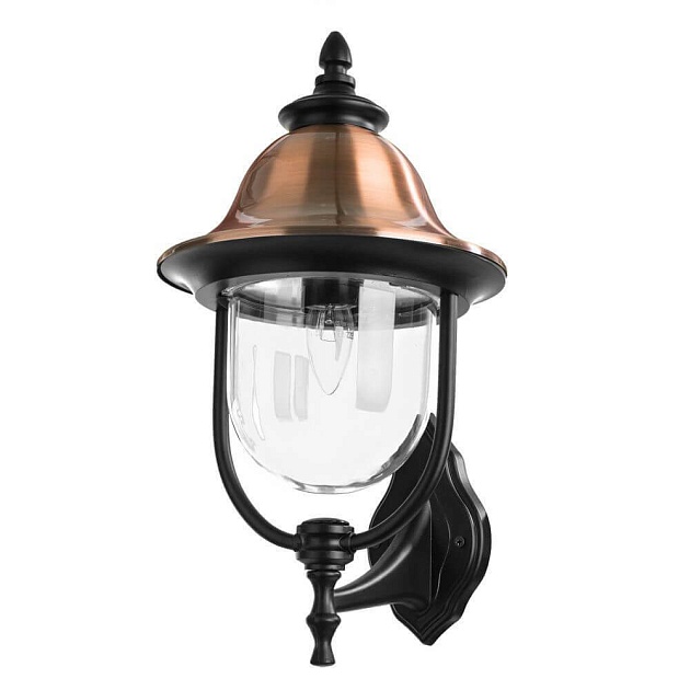 Уличный настенный светильник Arte Lamp Barcelona A1481AL-1BK Фото № 1