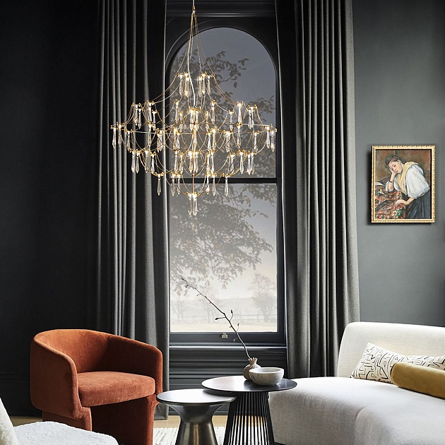 Подвесная светодиодная люстра Freya Amela FR6138PL-L44BS Фото № 6