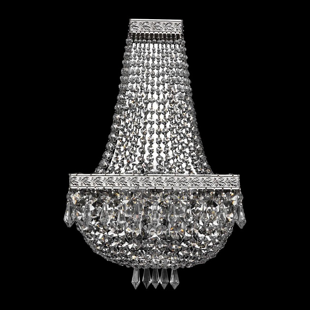 Настенный светильник Bohemia Ivele 19272B/H2/25IV Ni Фото № 1