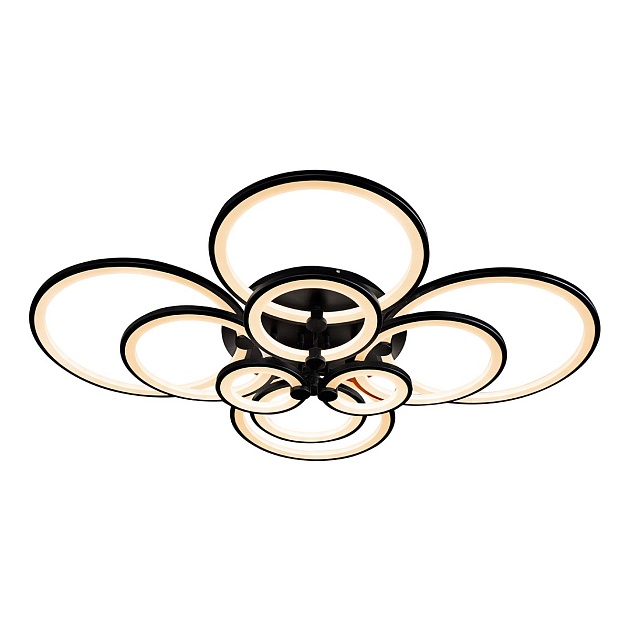 Потолочная светодиодная люстра iLedex Ring A001/10 BK Фото № 3