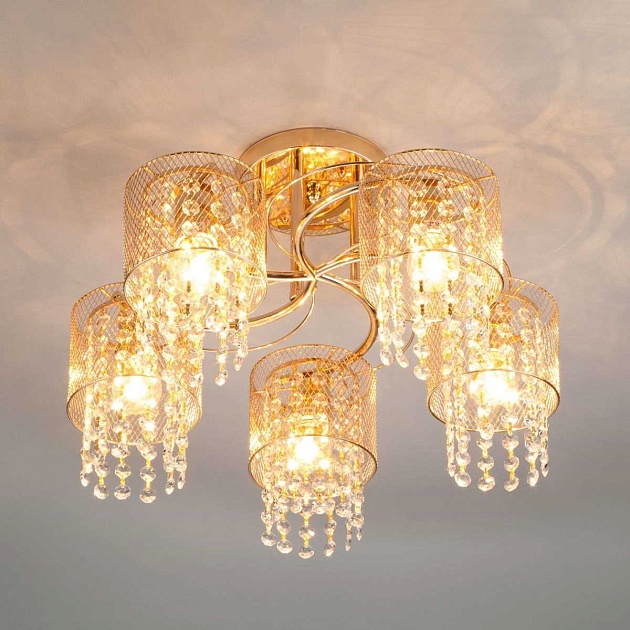 Потолочный светильник Eurosvet 30137/5 золото Фото № 1