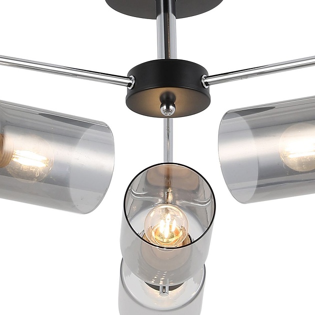 Потолочная люстра Illumico IL8249-6COU-79 BK CR изображение 3 Потолочная люстра Illumico IL8249-6COU-79 BK CR Фото № 3