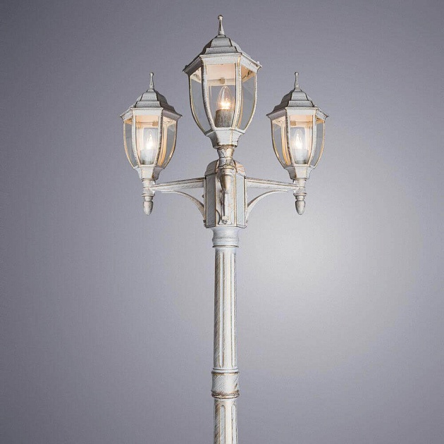 Садово-парковый светильник Arte Lamp Pegasus A3151PA-3WG Фото № 2