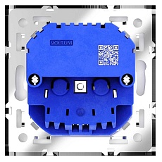Розетка встраиваемая Voltum S70 с заземлением и защитными шторками, 16А, с USB, A+A, (белый глянцевы VLS040401 3