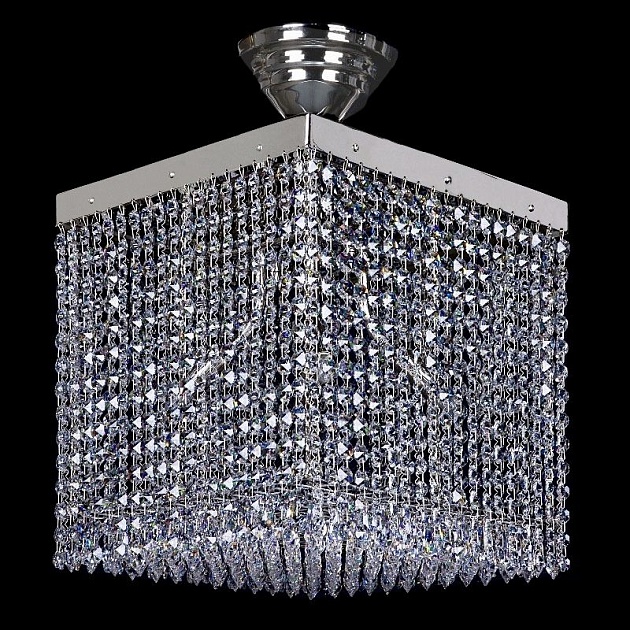 Потолочный светильник Artglass Leandra 300X300 Nickel CE Фото № 1