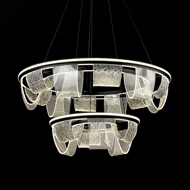 Подвесной cветильник LED4U L7706-800-460 BK Фото № 6