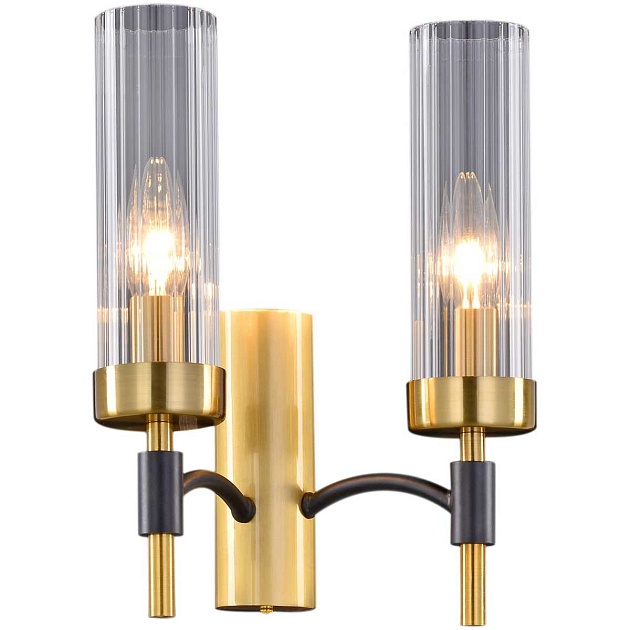 Бра ILLUMICO IL5177-2WLS-29 BRASS TUBO Фото № 3