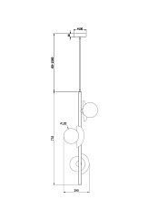 Подвесная люстра Freya Sepia FR5391PL-03CFL 1