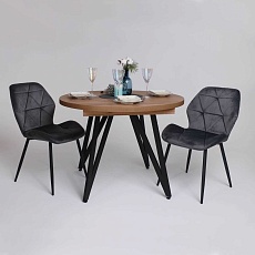 Кухонный стул AksHome Congo темно-серый, велюр 90024 2