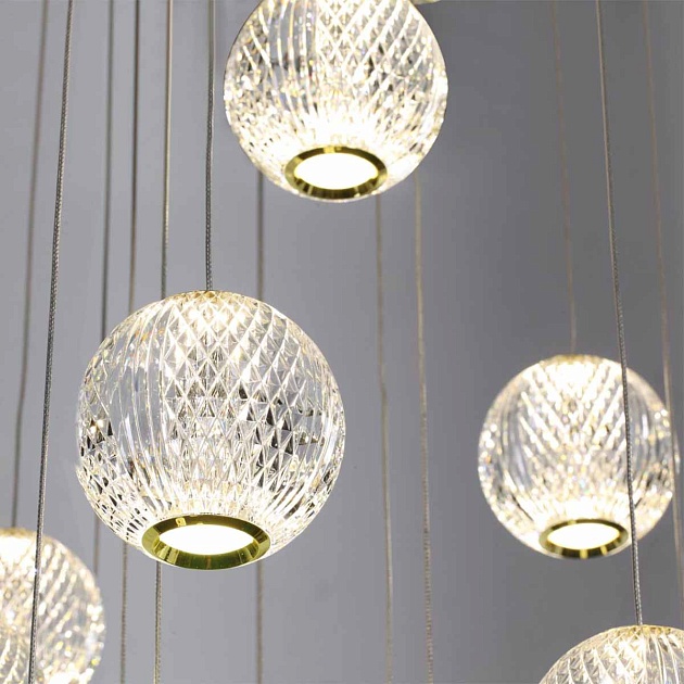 Подвесная светодиодная люстра Odeon Light Crystal 5008/120L Фото № 5