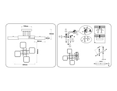 Люстра на штанге Ambrella light COMFORT FL516341 5