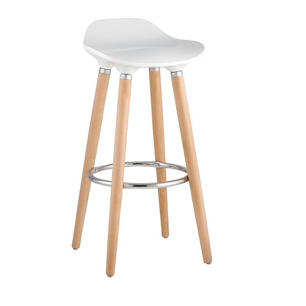 Барный стул Stool Group Модерн белый JASMINE WHITE Фото № 1