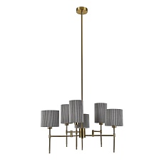 Подвесная люстра Indigo Plisse 13033/6R Brass V000536
