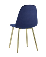 Кухонный стул Stool Group Валенсия велюр синий золотые ножки DC-93025I blue HLR-64 3