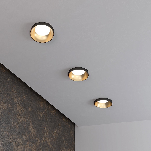 Встраиваемый светильник Elektrostandard 112 MR16 золото/черный a053341 изображение 4 Встраиваемый светильник Elektrostandard 112 MR16 золото/черный a053341 Фото № 4