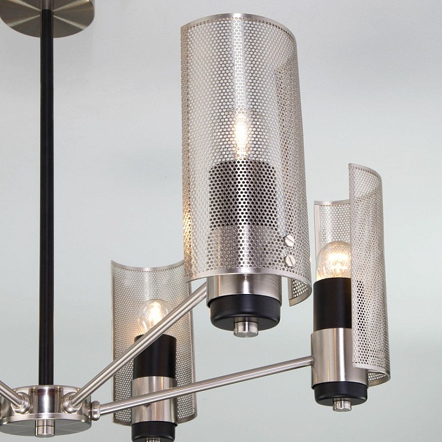 Потолочная люстра Eurosvet Grino 70139/6 никель Фото № 4