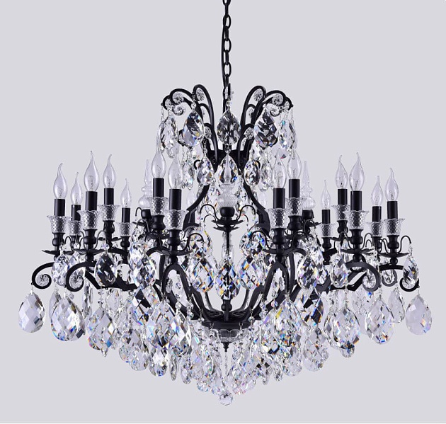 Подвесная люстра Crystal Lux Magnifico SP19 Black/Transparent Фото № 5