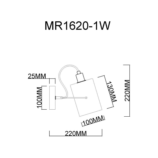 Бра MyFar Sara MR1620-1W изображение 2 Бра MyFar Sara MR1620-1W Фото № 2
