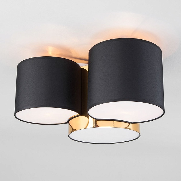 Потолочный светильник TK Lighting 3445 Mona Black/Gold изображение 1 Потолочный светильник TK Lighting 3445 Mona Black/Gold Фото № 1