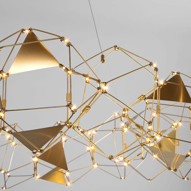 Подвесной светодиодный светильник Eurosvet Uma 90369/15 медь Фото № 3