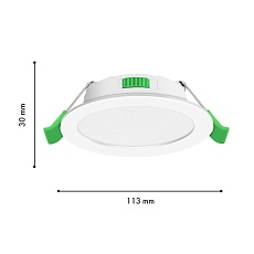 Встраиваемый светодиодный светильник Favourite Optima 4645-1C 1