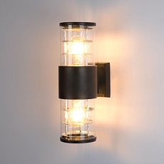 Уличный настенный светильник Arte Lamp Tokyo A5315AL-2BK 2