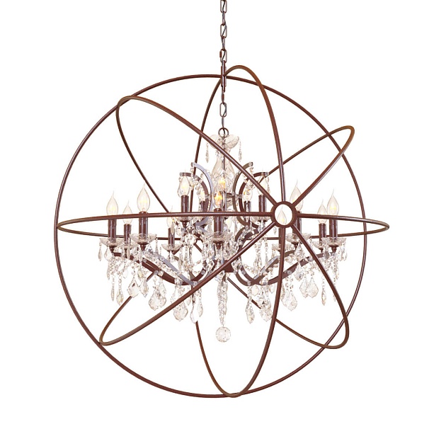 Подвесная люстра Loft IT Foucaults Orb Crystal Loft1897/15 Фото № 5