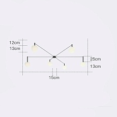 Потолочная люстра Imperium Loft Rangel 213693-26 1