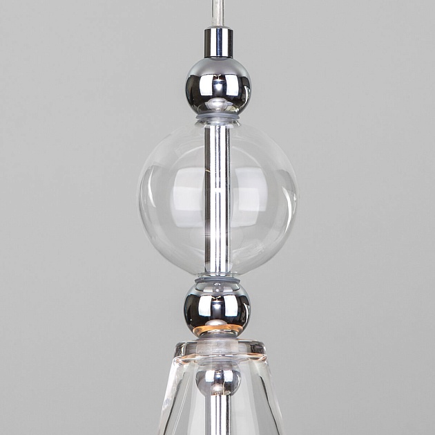 Подвесной светильник Eurosvet Ilario 50202/1 прозрачный Фото № 4