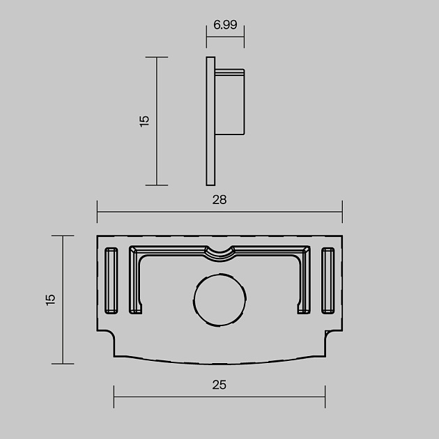 Комплектующие для профиля Maytoni Led Strip 642013 изображение 2 Комплектующие для профиля Maytoni Led Strip 642013 Фото № 2