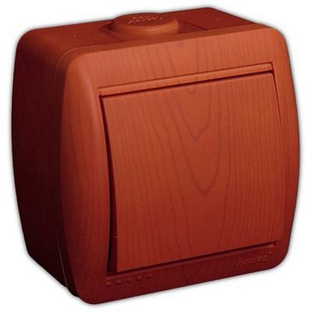 Кнопка звонка Lezard Nata вишня 710-0600-103 Фото № 1