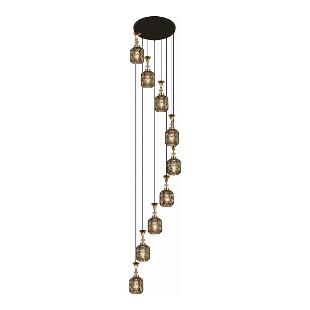 Подвесная люстра Reluce 02003-0.9-09 Smoke Фото № 1