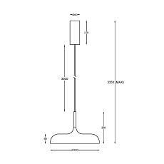 Подвесной светодиодный светильник Maytoni Gerhard MOD189PL-L12W3K1 4